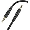 Borofone Cable AUX BL25 Nice – jack 3,5mm to jack 3,5mm – 1 metre juodos spalvos