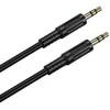Borofone Cable AUX BL25 Nice – jack 3,5mm to jack 3,5mm – 1 metre juodos spalvos