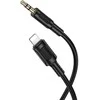 Borofone Cable AUX BL25 Nice – Lightning to jack 3,5mm – 1 metre juodos spalvos