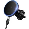 Borofone Car holder BH224 Flash magnetic with induction charging to air vent juodas