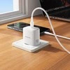 Borofone Įkroviklis jungiama į tinklą BN33 Fuente GaN Typ C – QC3.0 PD 40W baltos spalvos