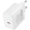 Borofone Įkroviklis jungiama į tinklą BN33 Fuente GaN Typ C – QC3.0 PD 40W baltos spalvos