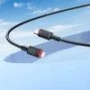 Borofone kabelis BX110 Beneficio – USB į Lightning – 2,4A 1 metras juodos spalvos