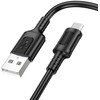 Borofone Kabelis BX111 Feliz – USB į Micro USB – 2,4A 1 metras juodos spalvos