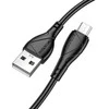 Borofone kabelis BX121 Energy – USB į Micro USB – 2,4A 1 m juodos spalvos