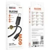 Borofone kabelis BX123 Leya – Type C to Type C – PD 60W 3A 1 m juodas