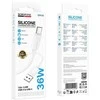 Borofone kabelis BX123 Leya – USB į Type-C – 36W 3A 1 m baltas