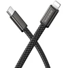 Borofone Kabelis BX124 Peace – Typ C į Lighting – PD 30W 1 m. juodos spalvos