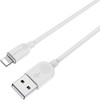 Borofone Kabelis BX14 LinkJet - USB į Lightning - 2,4A 2 m baltos spalvos
