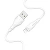 Oem Borofone kabelis BX18 Optimal – USB į Lightning – 2A 1 metras baltos spalvos