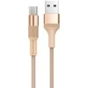 Oem Borofone Kabelis BX21 Outstanding – USB į Micro USB – 2,4A 1 metras aukso spalvos