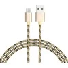 Borofone Kabelis BX24 Ring Current – USB į Micro USB – 2,4A 1 metras aukso spalvos
