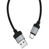 USB kabelis BOROFONE BX28 Dignity microUSB pilkas 1m