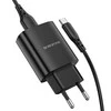 Borofone Laidinis įkroviklis BN1 Innovative – USB – 2,1A su USB į Type C juodos spalvos