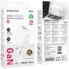 Borofone laidinis įkroviklis BN29 Fuente – USB + Type C – QC 3.0 PD 30W su Type C į Type C kabeliu baltos spalvos