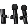 Borofone Lavalier wireless microphone BFK16A Winner Type C juodas – 2 pieces