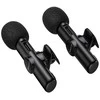 Borofone Lavalier wireless microphone BFK16A Winner Lightning juodas – 2 pieces