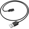 Borofone Magnetic cable skirtas BD15 smartwatch juodos spalvos