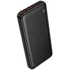Borofone Power Bank 10000mAh BJ80 Clever – 2xUSB + Type C – QC 3.0 22,5W PD 20W juodos spalvos