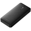 Borofone Power Bank 10000mAh BJ84 Smooth – USB – with USB, Type C, Lightning and Micro USB cables juodos spalvos