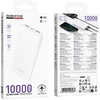 Borofone Power Bank 10000mAh BJ88 Clever – 2xUSB – baltos spalvos