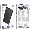 Borofone Power Bank 10000mAh BJ88 Clever – 2xUSB – juodos spalvos