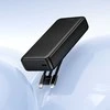 Oem Borofone Power Bank 20000mAh BJ79A Clever – USB – with Type C and Lightning cables juodos spalvos