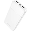 Borofone Power Bank 20000mAh BJ88A Clever – 2xUSB – baltos spalvos