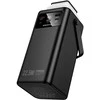 Borofone Power Bank 50000mAh BJ65A High – 2xUSB + Type C – QC 3.0 22,5W + PD 20W with USB, Type C, Lightning and micro USB juodos spalvos