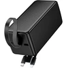 Borofone Power Bank 50000mAh BJ79C Clever – USB – with USB, Type C and Lightning cables juodos spalvos