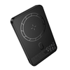 Borofone Power Bank 5000mAh BJ82 Dawn – USB – magnetic with induction charging juodos spalvos