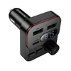 Borofone Transmitter FM BC61 Ocean MP3, Bluetooth – 2xUSB + Type C – PD 45W juodos spalvos