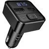 Borofone Transmitter FM BC63 Selecto MP3, Bluetooth – 2xUSB – juodos spalvos
