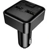 Borofone Transmitter FM BC63 Selecto MP3, Bluetooth – 2xUSB – juodos spalvos