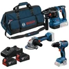 BOSCH COMBO RINKINYS 18V (GSB+GWS+GBH+3×5.0Ah+GAL)