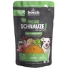 BOSCH Freshe Schnauze su kalakutiena, bolivinėmis balandomis ir špinatais – drėgnas pašaras šunims – 250g
