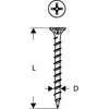 Medvaržtis Bosch 2608000549; 3,9x35 mm; 1000 vnt.