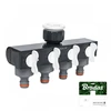 BRADAS 4-krypčių skirstytuvas 1″- 3/4″ su vožtuvais /Baltas LINE