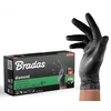 BRADAS NITRILINĖS PIRŠTINĖS DIAMOND JUODOS M 7-8 /50vnt.