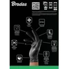 BRADAS NITRILINĖS PIRŠTINĖS DIAMOND JUODOS XL 9-10 /50vnt.