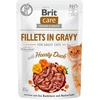 BRIT Care fillets in gravy box – šlapias pašaras katei – 12x85g