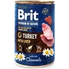 Brit Premium by Nature konservai šunims kalakutiena with Liver 400g