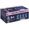 BRIT Premium by Nature Value pack Sterilised Box – šlapias kačių maistas – 40x100g