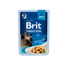 Konservai katėms su vištienos file 85 g Brit Premium