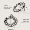 Burga Magnetic Ring Holder, Sidabrinis – Almond Latte