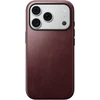 Burga Nomad Modern odinis dėklas, bordo (Horween) – iPhone 18 Pro/17 Pro