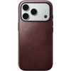 Burga Nomad Modern odinis dėklas, bordo (Horween) – iPhone 18 Pro/17 Pro