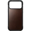 Burga Nomad Rugged odinis dėklas, rustic ruda (Horween) – iPhone 18 Pro Max/17 Pro Max