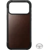 Burga Nomad Rugged odinis dėklas, rustic ruda (Horween) – iPhone 18 Pro Max/17 Pro Max