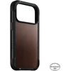 Burga Nomad Rugged odinis dėklas, rustic ruda (Horween) – iPhone 18 Pro/17 Pro